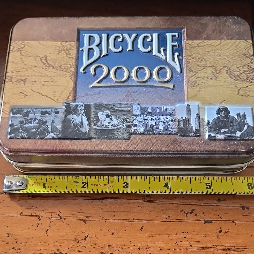 Bicycle 2000 Millennium Collectible Tin And Card Decks